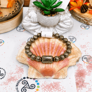 Bracelet Pyrite – Structure, mémoire et énergie mentale