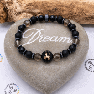 Bracelet Astrologique Homme Capricorne en Pierres Naturelles