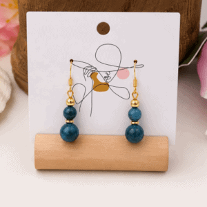 Boucles d'oreilles en Apatite