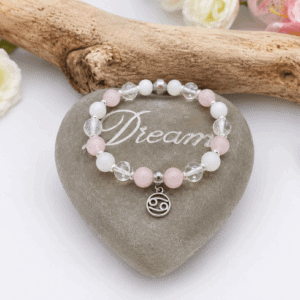 Bracelet Astrologique Cancer en Pierres Naturelles