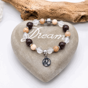 Bracelet Astrologique Lion en Pierres Naturelles