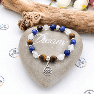 Bracelet Astrologique Verseau en Pierres Naturelles | Bravig Maen