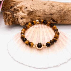 Bracelet Œil de Tigre 6 mm élastique