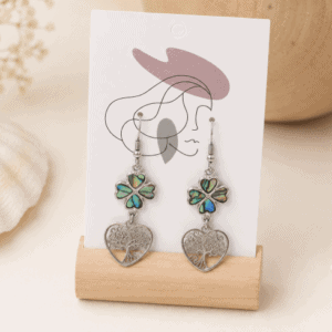 Boucles d'oreilles en Ormeaux