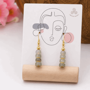 Boucles d'Oreilles labradorite