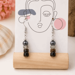 Boucles d'Oreilles triple protection