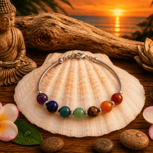 Bracelets 7 chakras en pierres naturelles