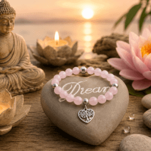 Bracelet chakra du cœur – Amour et équilibre en pierres naturelles