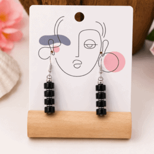 Boucles d'oreilles en Onyx