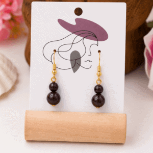Boucles d'oreilles en Grenat