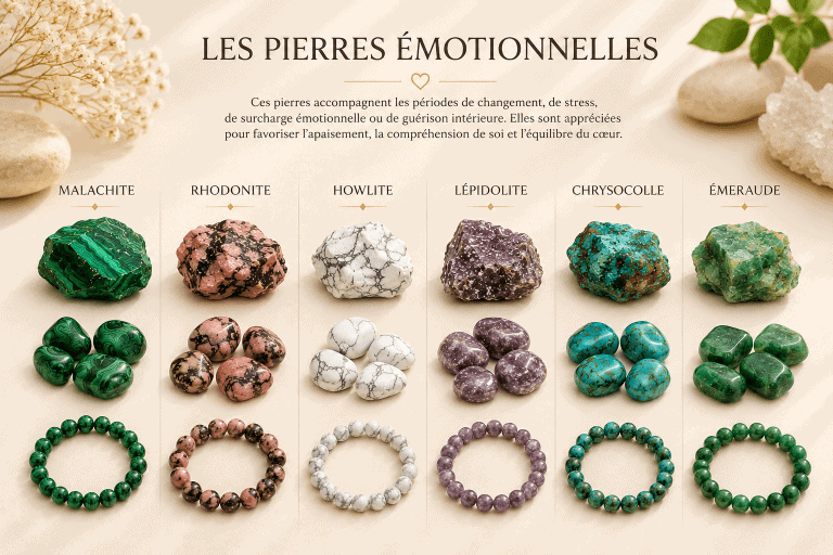 les pierres émotionnelles