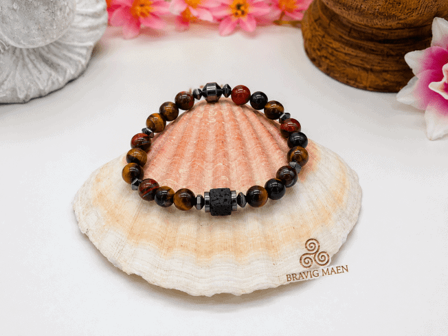 Bracelet homme de protection 3 yeux
