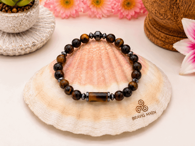 Bracelet de protectio noeil de tigre oeil de taureau oeil de faucon