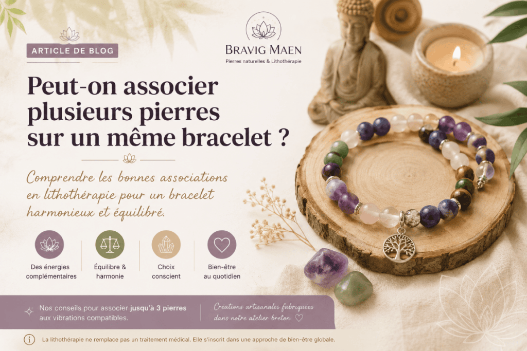 page Blog peut on associer plusieurs pierres sur le même bracelet