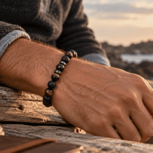Bracelet pierres naturelles homme