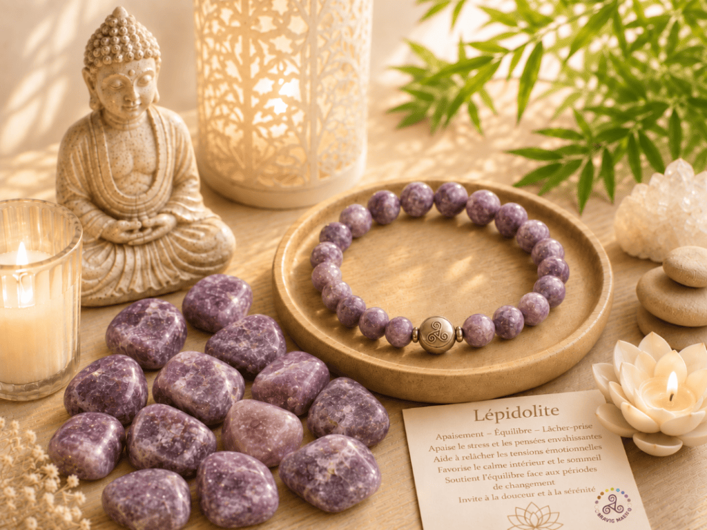 Lépidolite vertus et propriétés